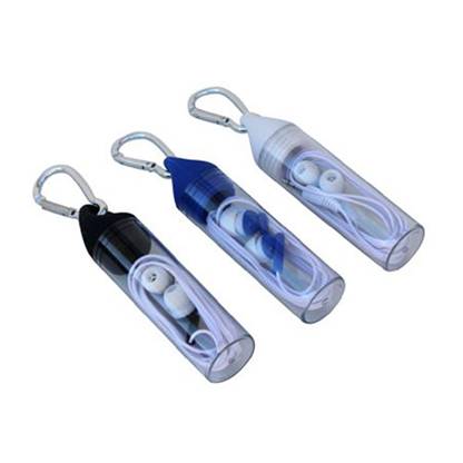 אוזניות סיליקון עם לוגו
