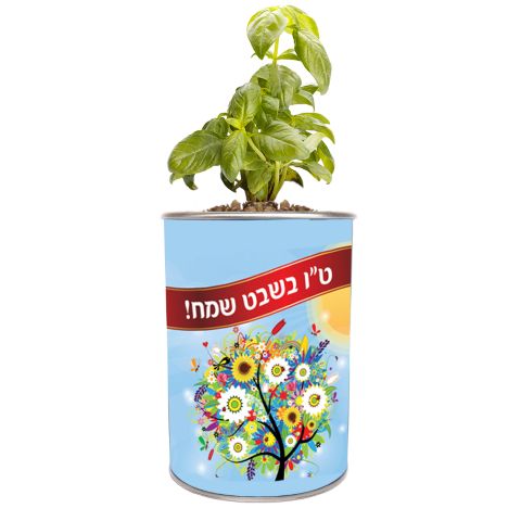 פחיות ממותגות עם עשבי תיבול