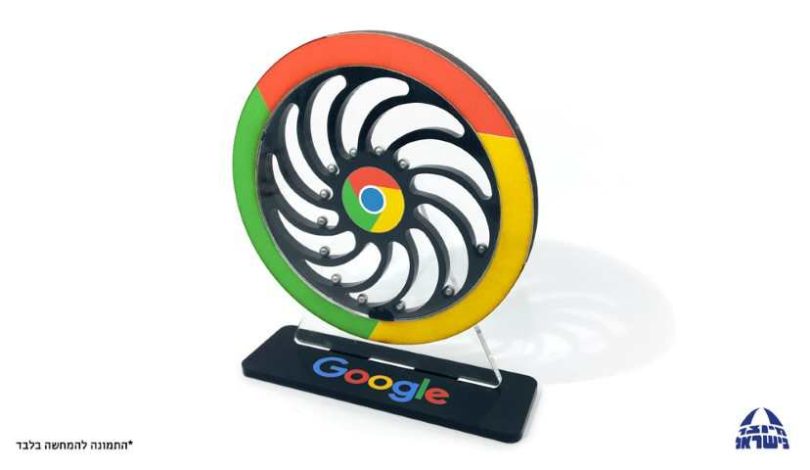 משחק מסתובב להפגת מתחים עם לוגו