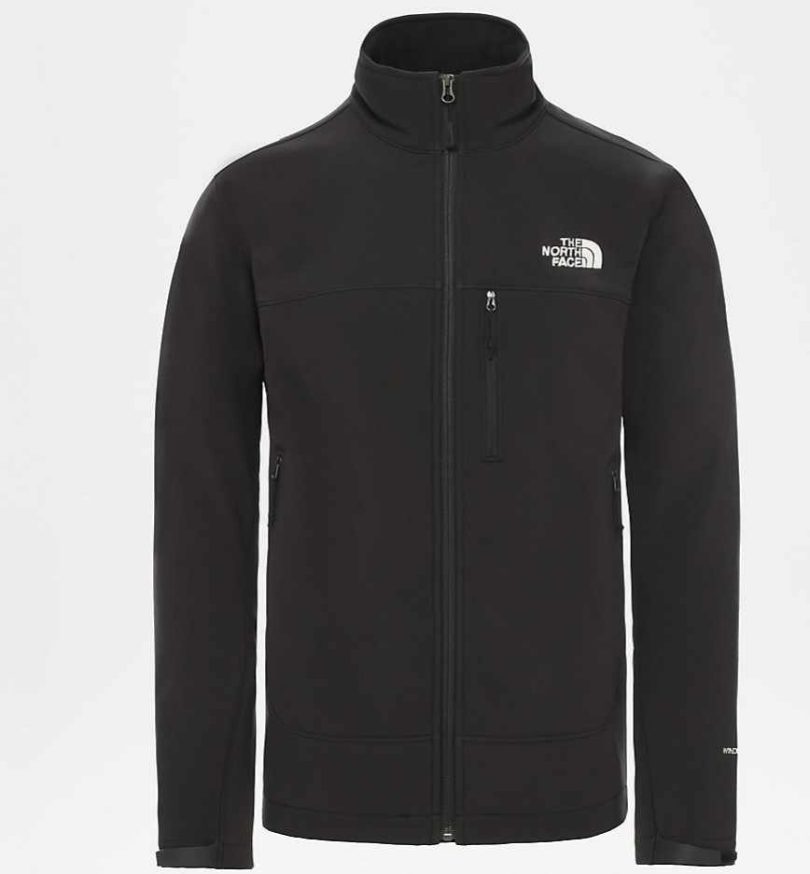 סופטשל ממותג עם לוגו חברה The North Face